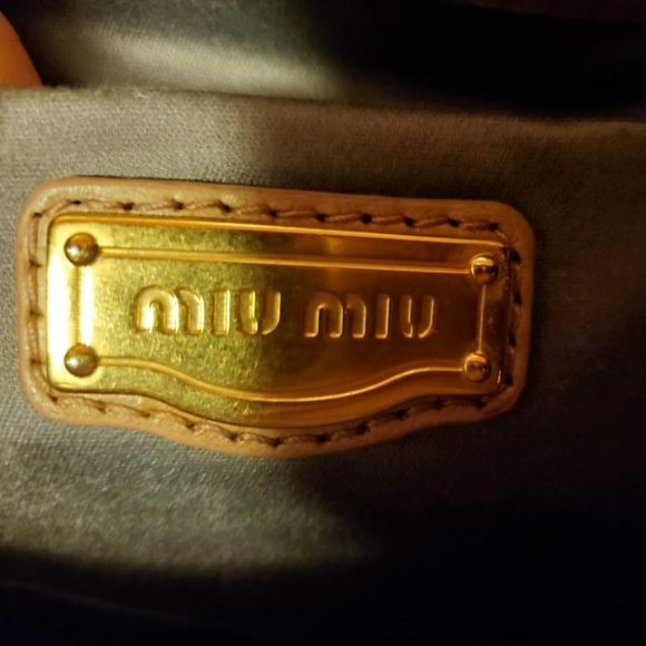 Miu Miu Metelasse Prada Leather purse hobo crossbody pink red yellow orang green - Picture 14 of 14